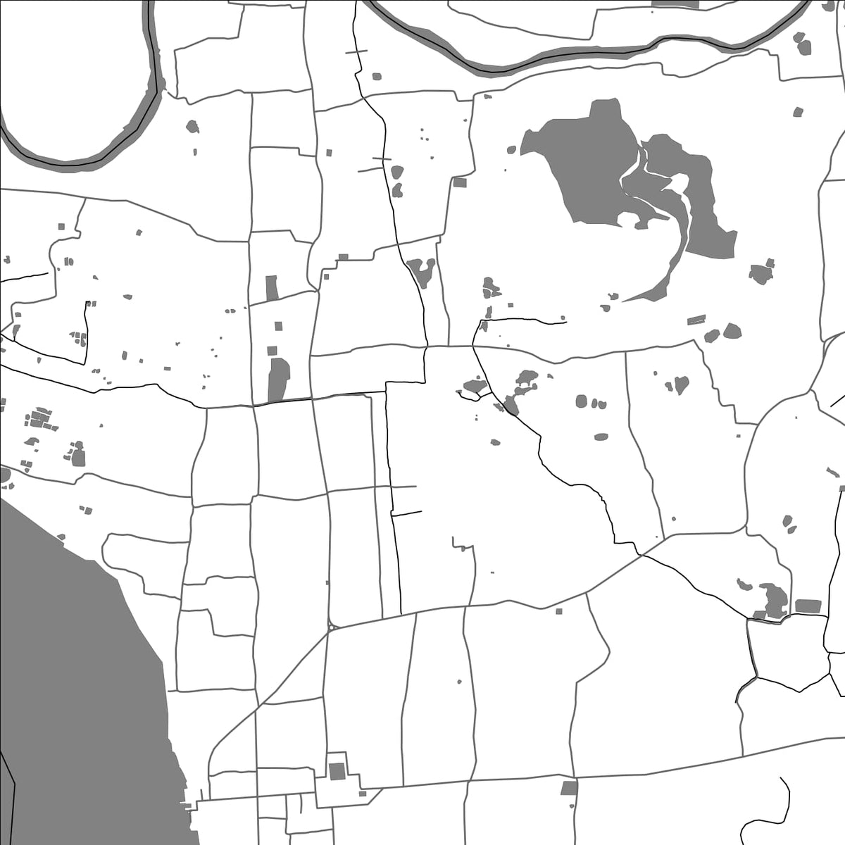 ROAD MAP OF VAIKAM, INDIA BY MAPBAKES