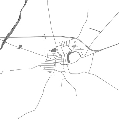 ROAD MAP OF VALLAM, INDIA BY MAPBAKES