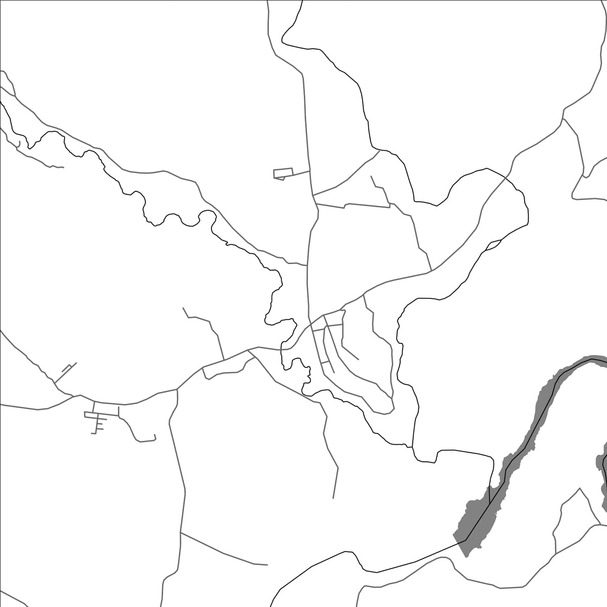 ROAD MAP OF VALPOY, INDIA BY MAPBAKES
