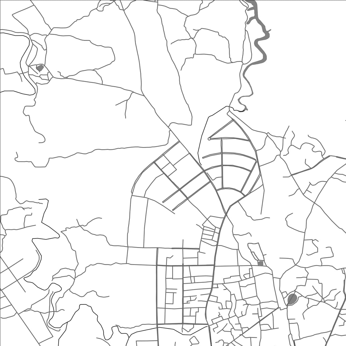 ROAD MAP OF VASAI, INDIA BY MAPBAKES
