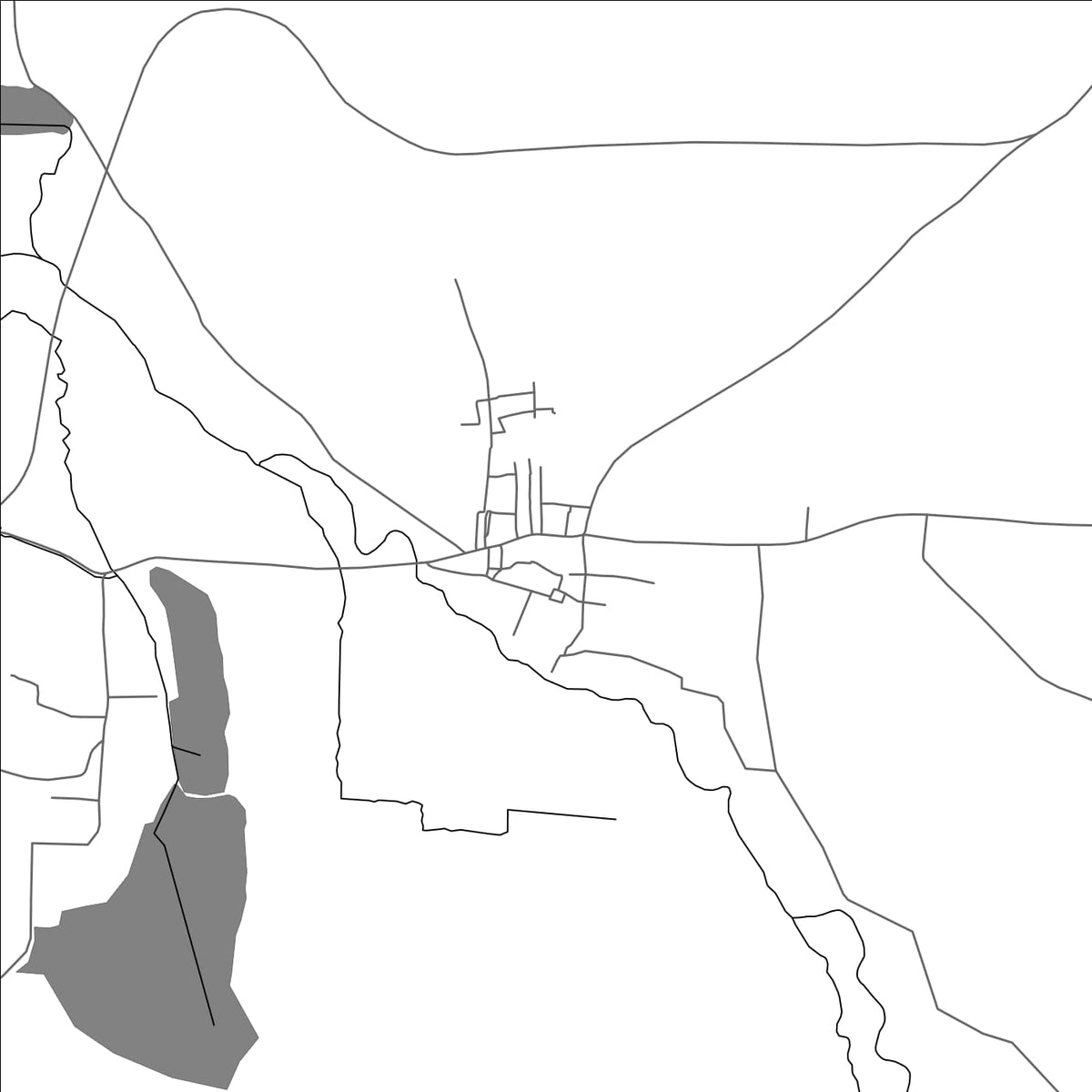 ROAD MAP OF VATTALKUNDU, INDIA BY MAPBAKES