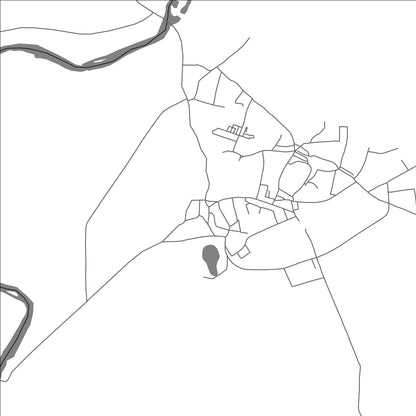 ROAD MAP OF VIDISHA, INDIA BY MAPBAKES