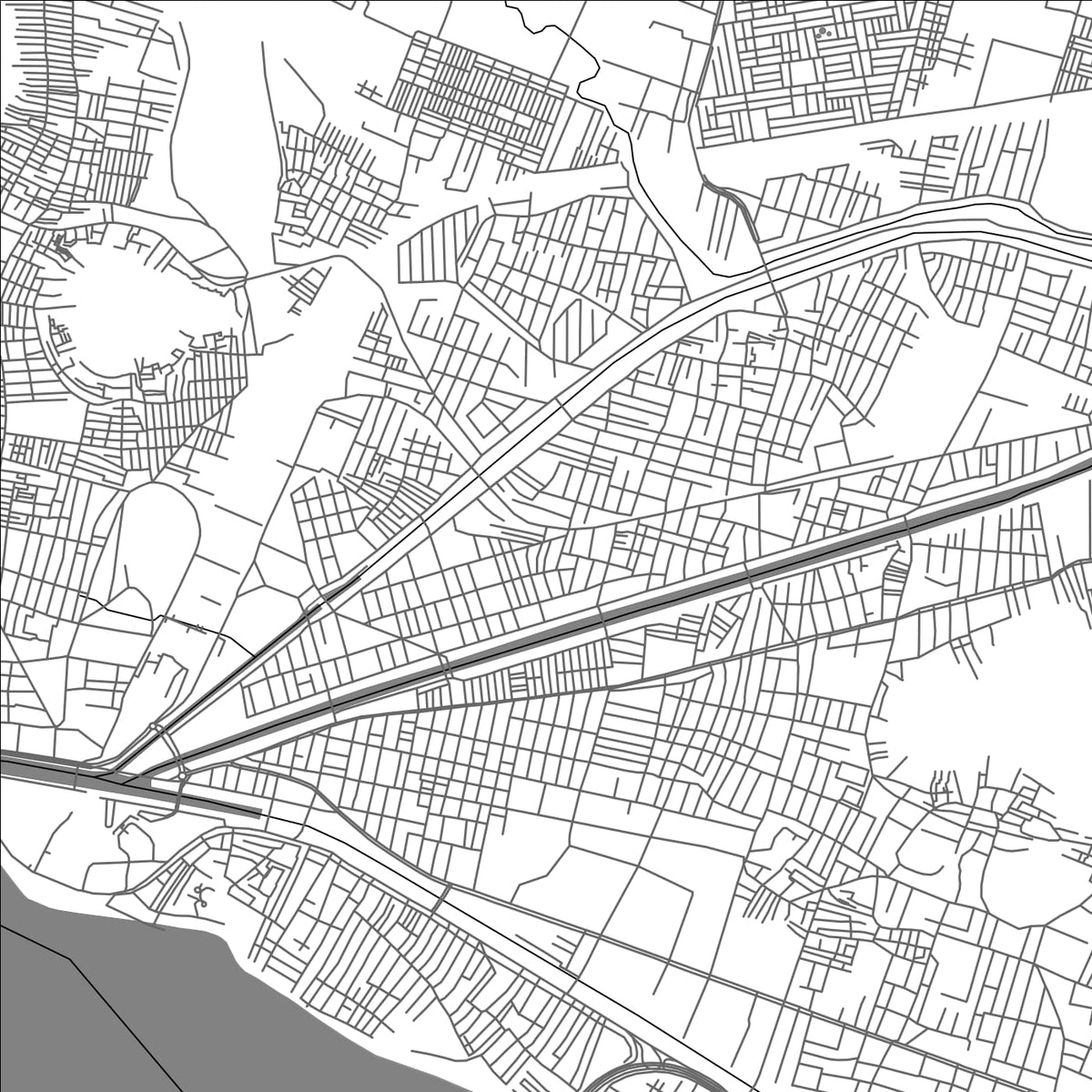 ROAD MAP OF VIJAYAWADA, INDIA BY MAPBAKES