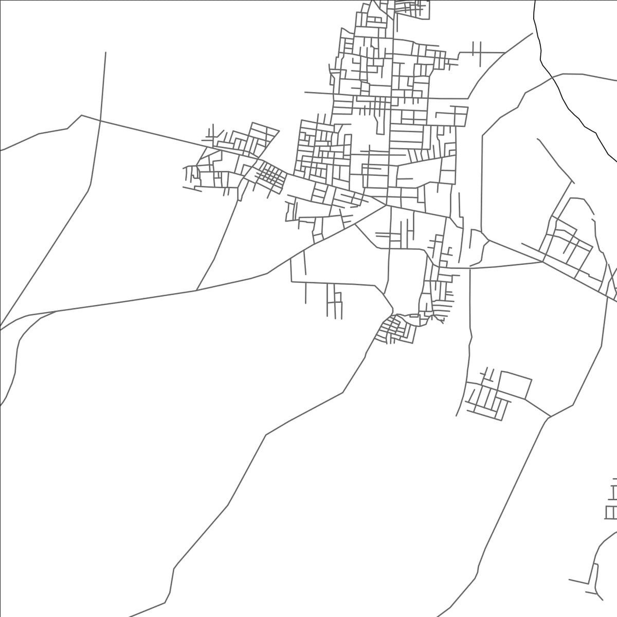 ROAD MAP OF VIKARABAD, INDIA BY MAPBAKES