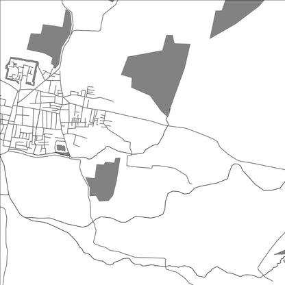 ROAD MAP OF WANDIWASH, INDIA BY MAPBAKES