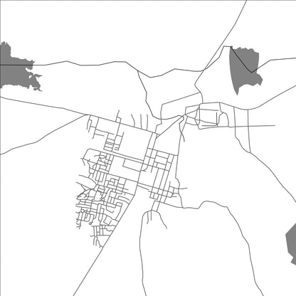 ROAD MAP OF WANPARTI, INDIA BY MAPBAKES