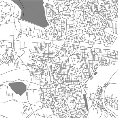 ROAD MAP OF WARANGAL, INDIA BY MAPBAKES