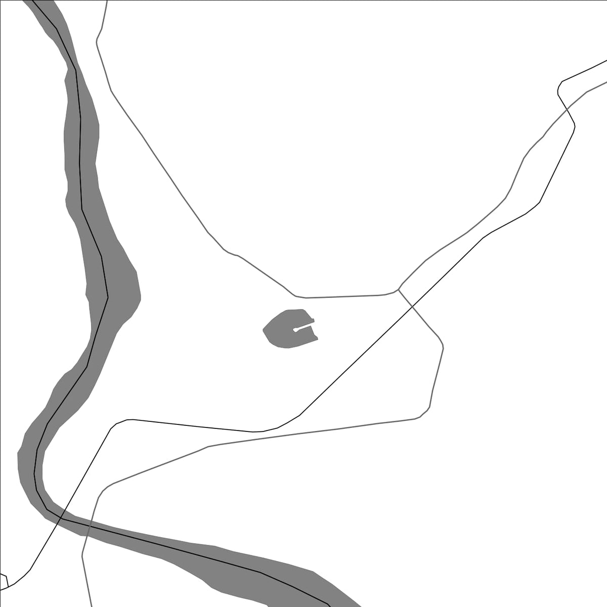 ROAD MAP OF WARASEONI, INDIA BY MAPBAKES