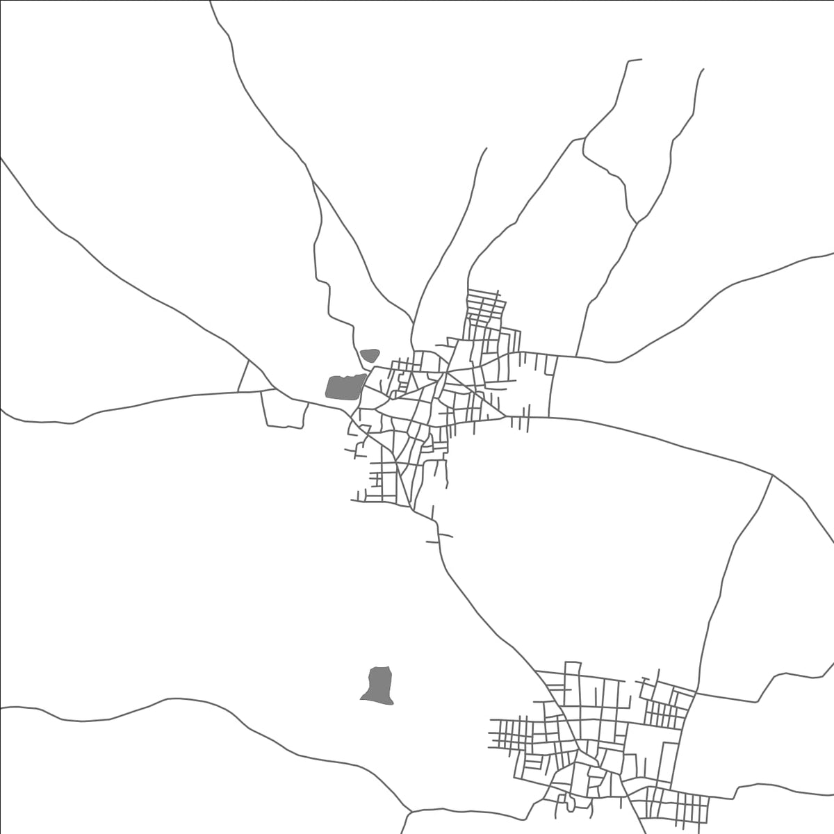 ROAD MAP OF YADAVOLU, INDIA BY MAPBAKES