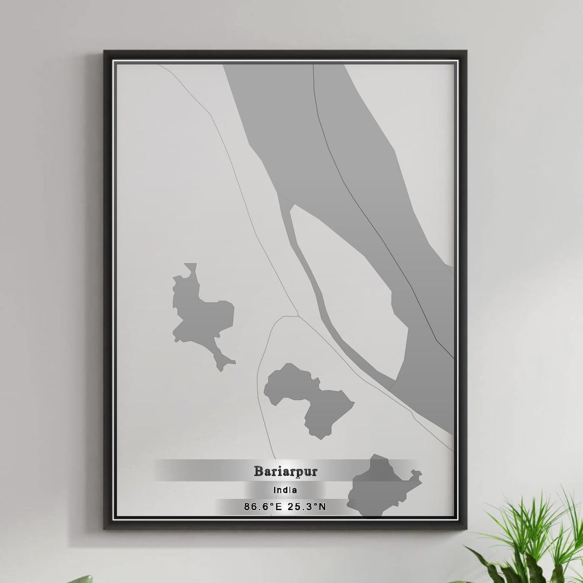 ROAD MAP OF BARIARPUR, INDIA BY MAPBAKES