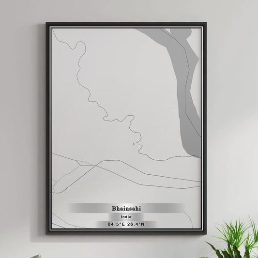 ROAD MAP OF BHAINSAHI, INDIA BY MAPBAKES