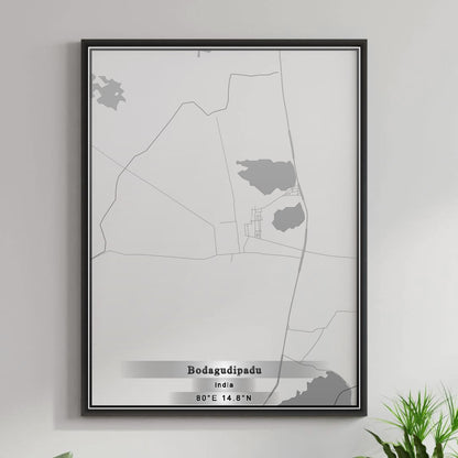 ROAD MAP OF BODAGUDIPADU, INDIA BY MAPBAKES