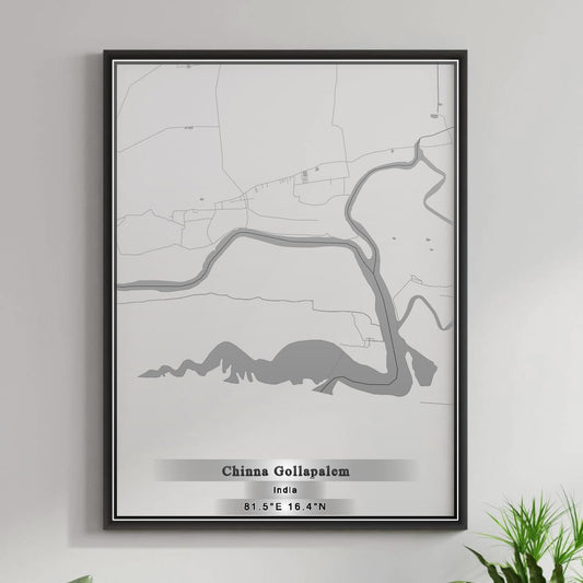 ROAD MAP OF CHINNA GOLLAPALEM, INDIA BY MAPBAKES