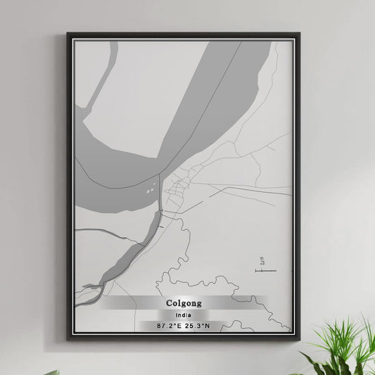 ROAD MAP OF COLGONG, INDIA BY MAPBAKES