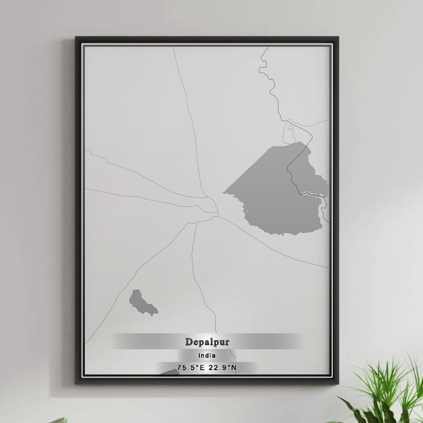 ROAD MAP OF DEPALPUR, INDIA BY MAPBAKES