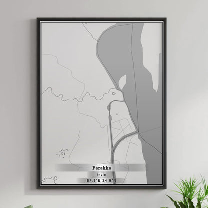 ROAD MAP OF FARAKKA, INDIA BY MAPBAKES