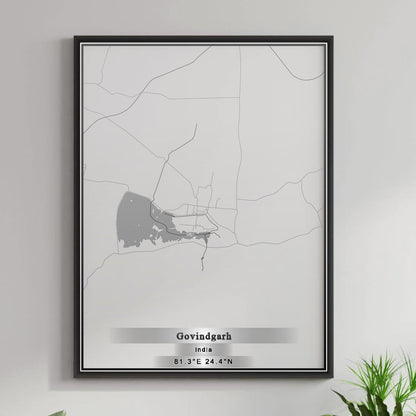 ROAD MAP OF GOVINDGARH, INDIA BY MAPBAKES