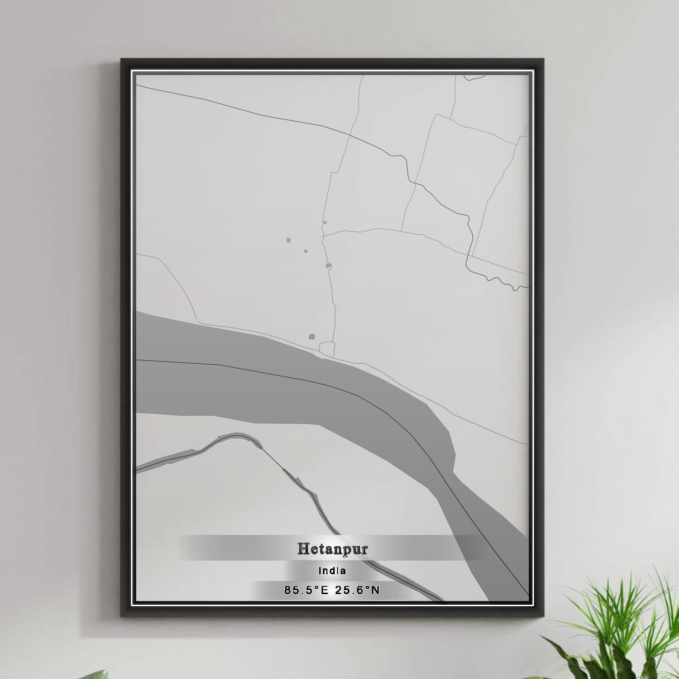 ROAD MAP OF HETANPUR, INDIA BY MAPBAKES