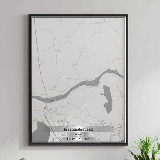 ROAD MAP OF JAGANNADAPURAM, INDIA BY MAPBAKES