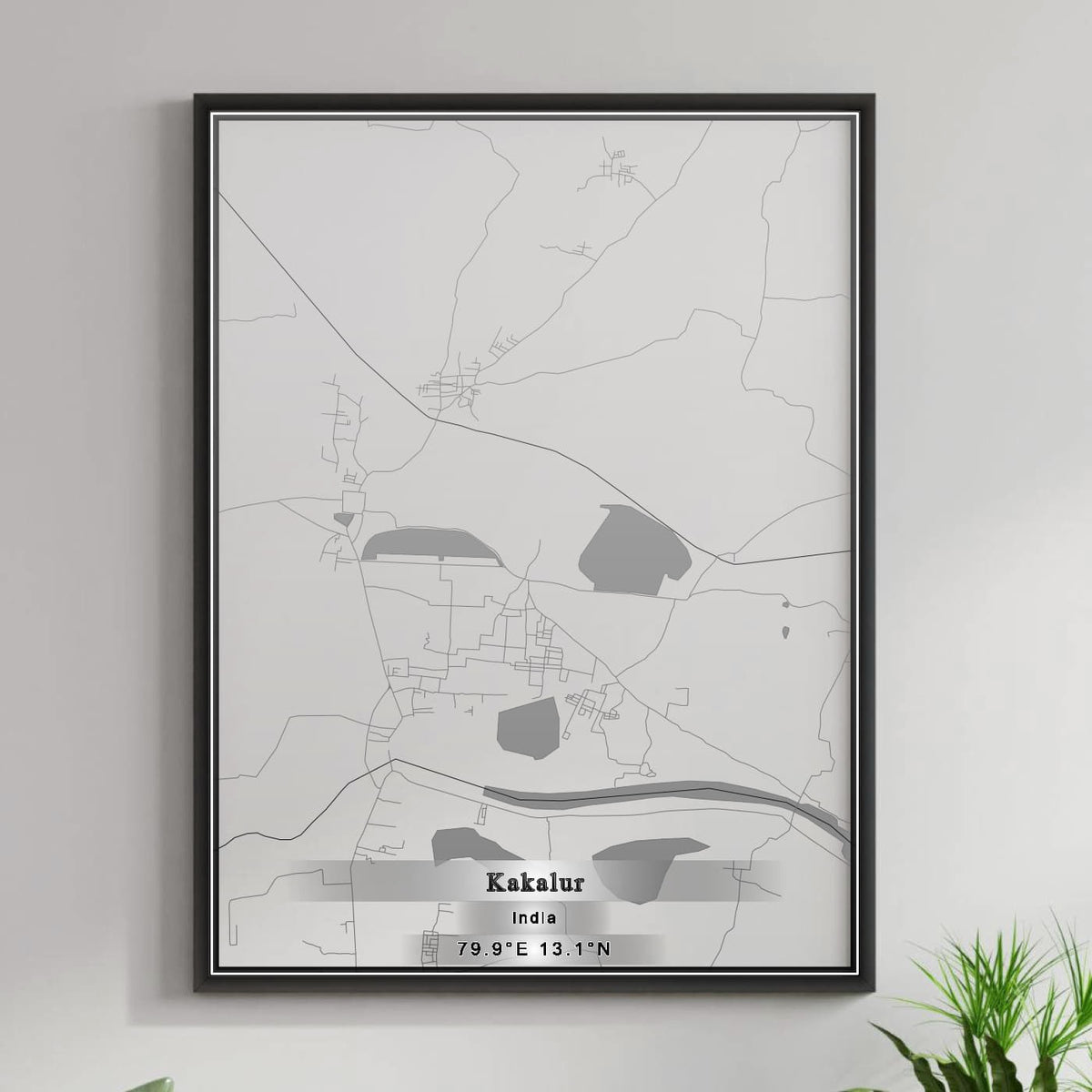 ROAD MAP OF KAKALUR, INDIA BY MAPBAKES