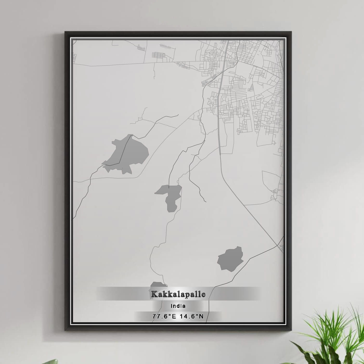 ROAD MAP OF KAKKALAPALLE, INDIA BY MAPBAKES