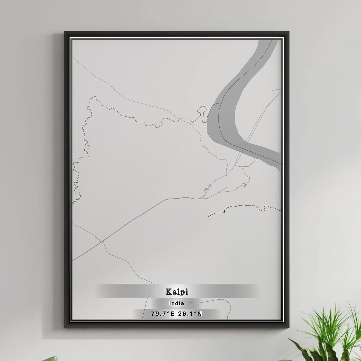 ROAD MAP OF KALPI, INDIA BY MAPBAKES