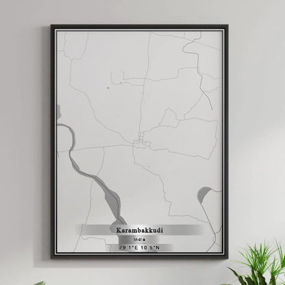 ROAD MAP OF KARAMBAKKUDI, INDIA BY MAPBAKES