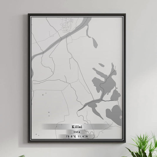 ROAD MAP OF KILLAI, INDIA BY MAPBAKES