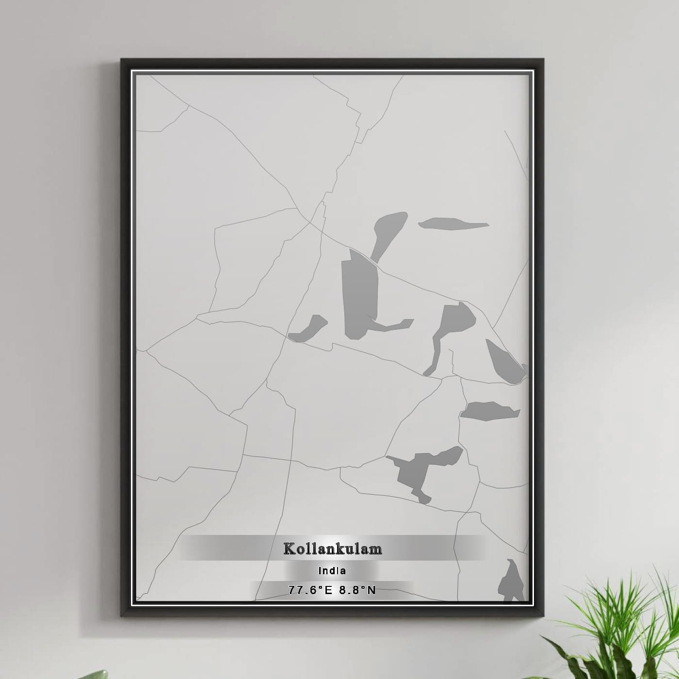 ROAD MAP OF KOLLANKULAM, INDIA BY MAPBAKES