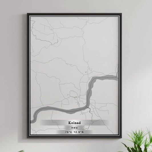 ROAD MAP OF KOLNAD, INDIA BY MAPBAKES