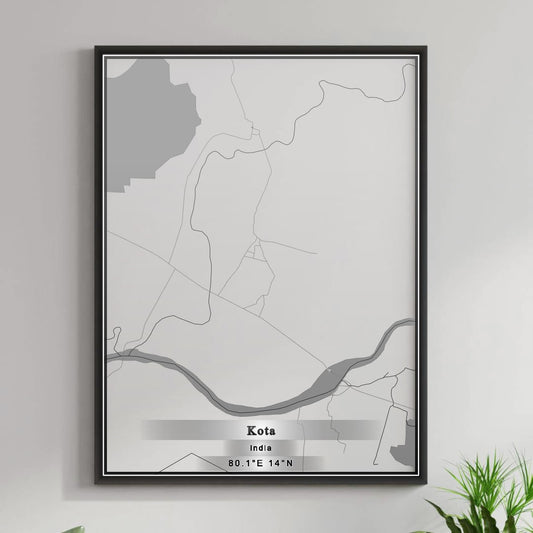 ROAD MAP OF KOTA, INDIA BY MAPBAKES