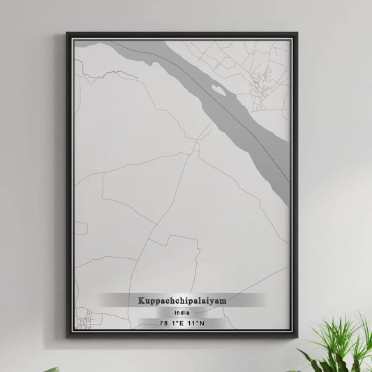 ROAD MAP OF KUPPACHCHIPALAIYAM, INDIA BY MAPBAKES