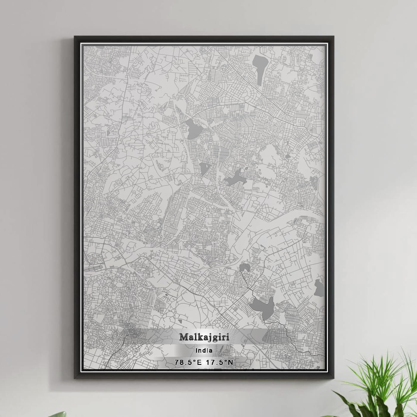 ROAD MAP OF MALKAJGIRI, INDIA BY MAPBAKES