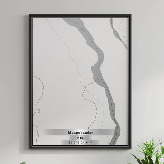 ROAD MAP OF MANGOBANDAR, INDIA BY MAPBAKES