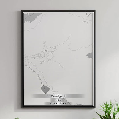 ROAD MAP OF PANCHGANI, INDIA BY MAPBAKES