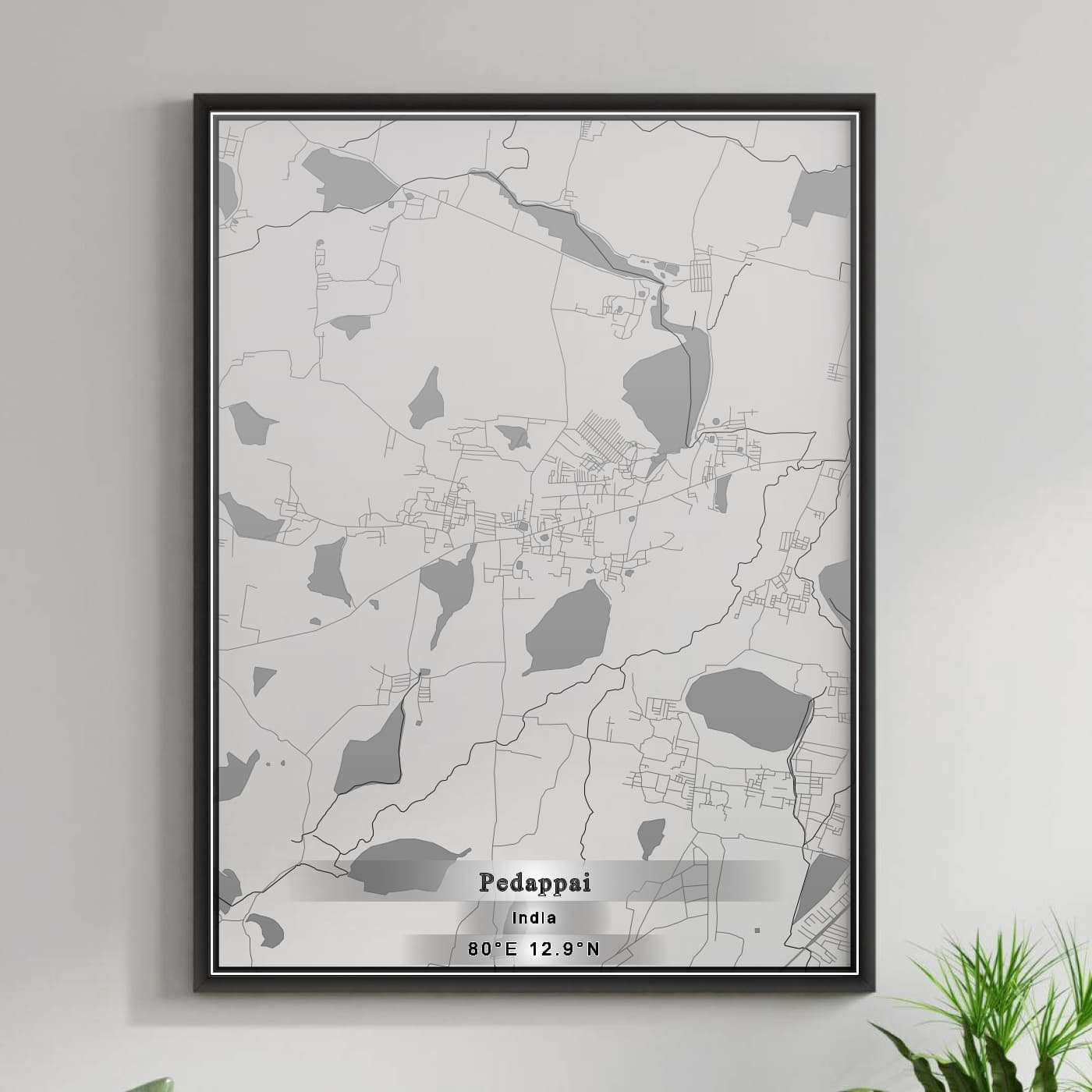 ROAD MAP OF PEDAPPAI, INDIA BY MAPBAKES