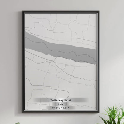 ROAD MAP OF PETTAIVAYTTALAI, INDIA BY MAPBAKES