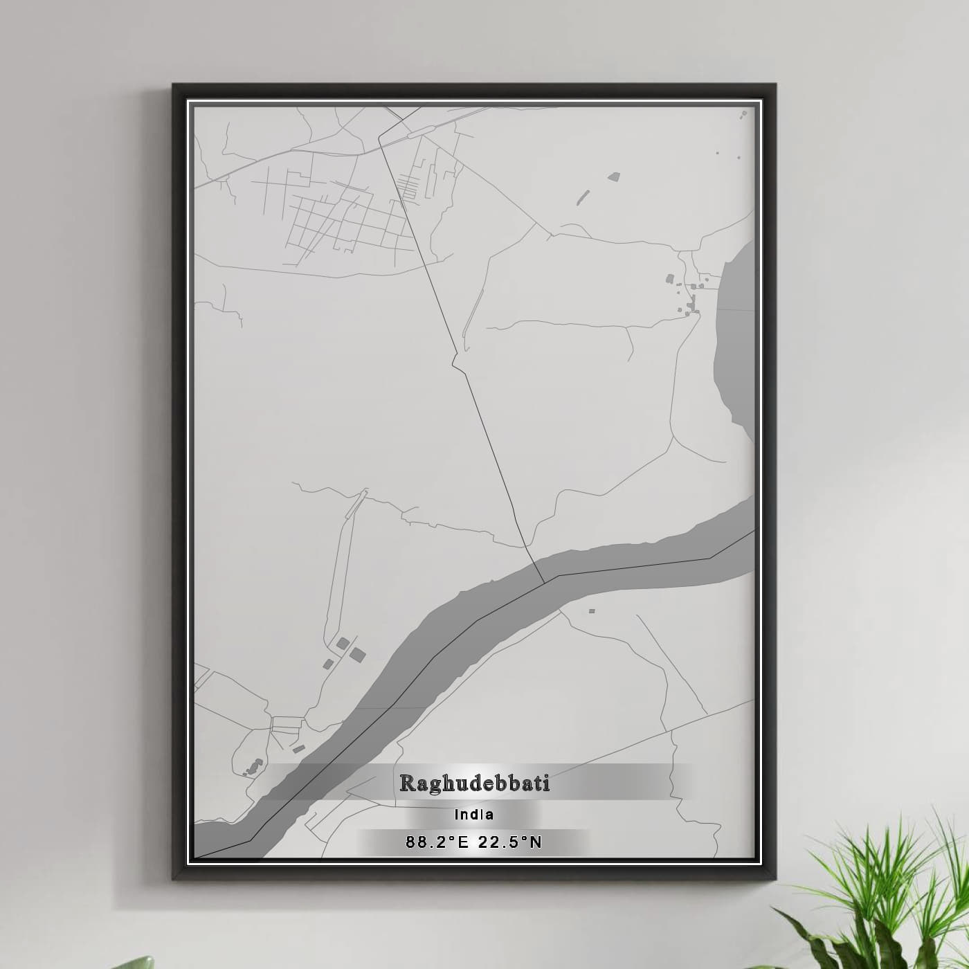 ROAD MAP OF RAGHUDEBBATI, INDIA BY MAPBAKES