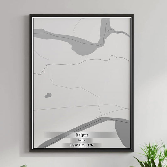 ROAD MAP OF RAIPUR, INDIA BY MAPBAKES