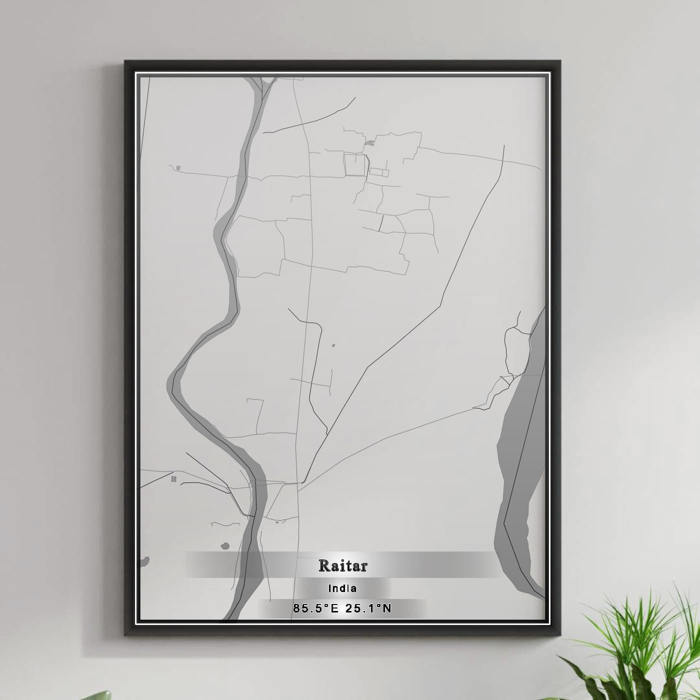 ROAD MAP OF RAITAR, INDIA BY MAPBAKES