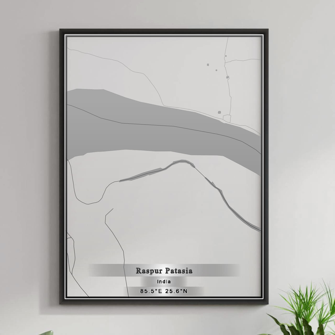 ROAD MAP OF RASPUR PATASIA, INDIA BY MAPBAKES