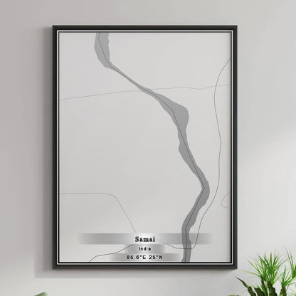 ROAD MAP OF SAMAI, INDIA BY MAPBAKES