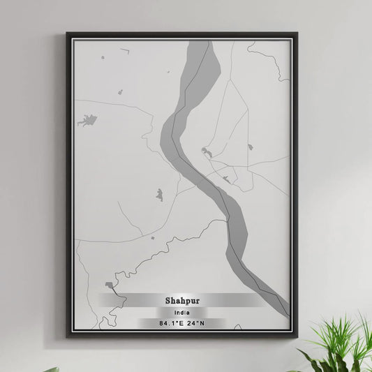 ROAD MAP OF SHAHPUR, INDIA BY MAPBAKES