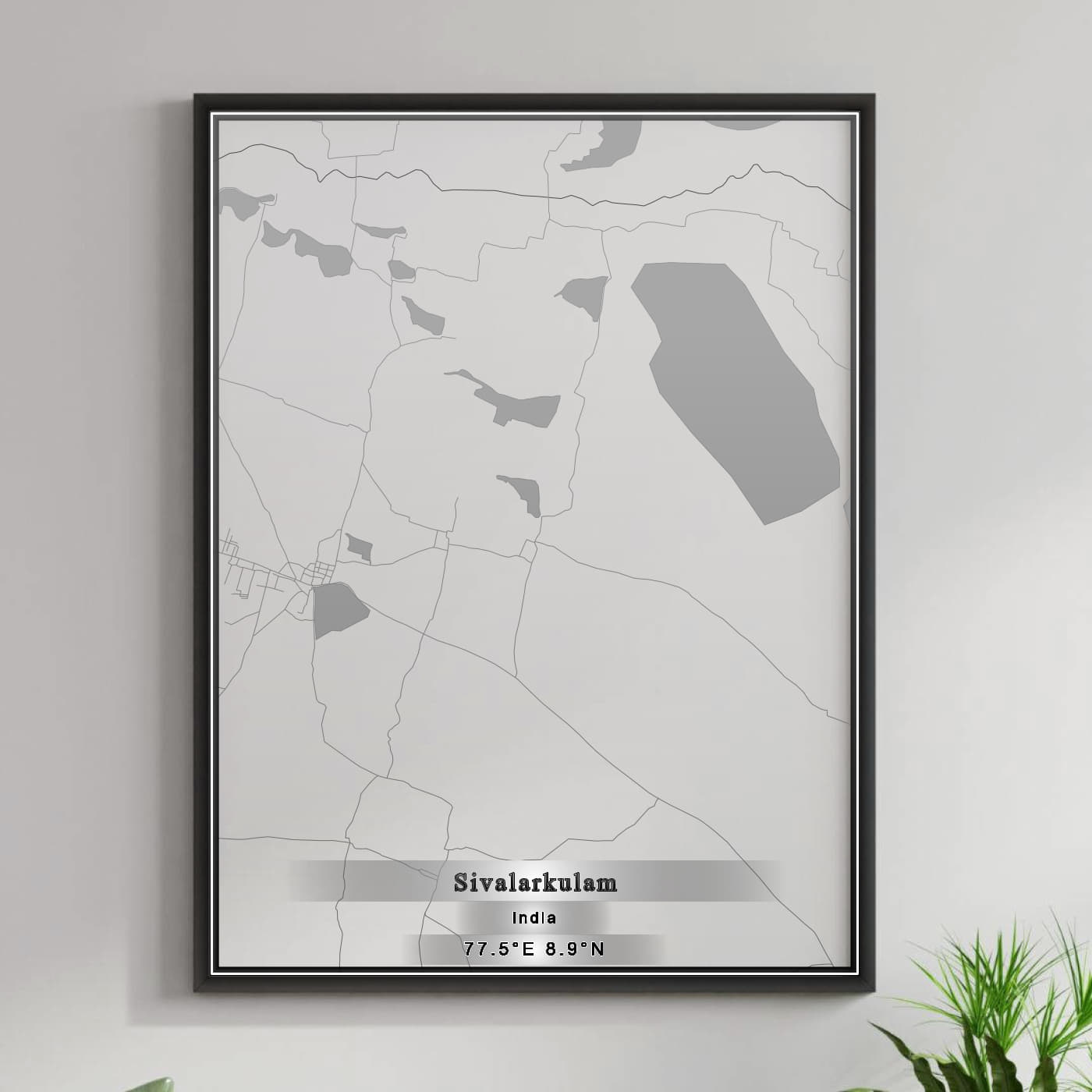 ROAD MAP OF SIVALARKULAM, INDIA BY MAPBAKES