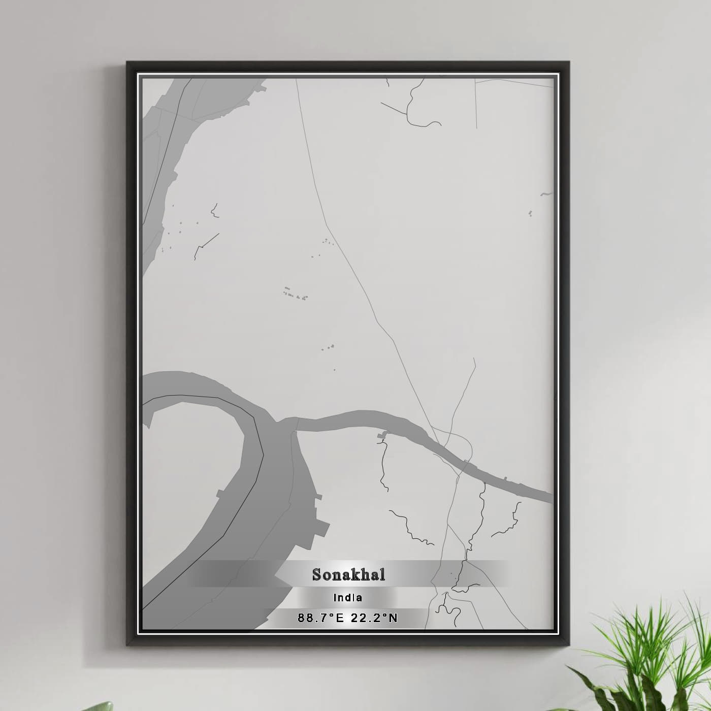 ROAD MAP OF SONAKHAL, INDIA BY MAPBAKES