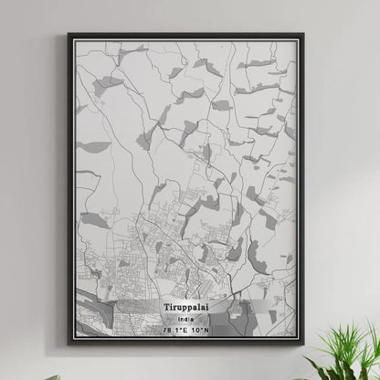 ROAD MAP OF TIRUPPALAI, INDIA BY MAPBAKES