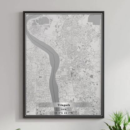 ROAD MAP OF TITAGARH, INDIA BY MAPBAKES