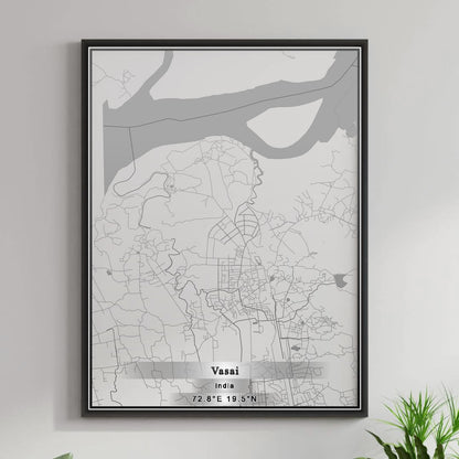 ROAD MAP OF VASAI, INDIA BY MAPBAKES