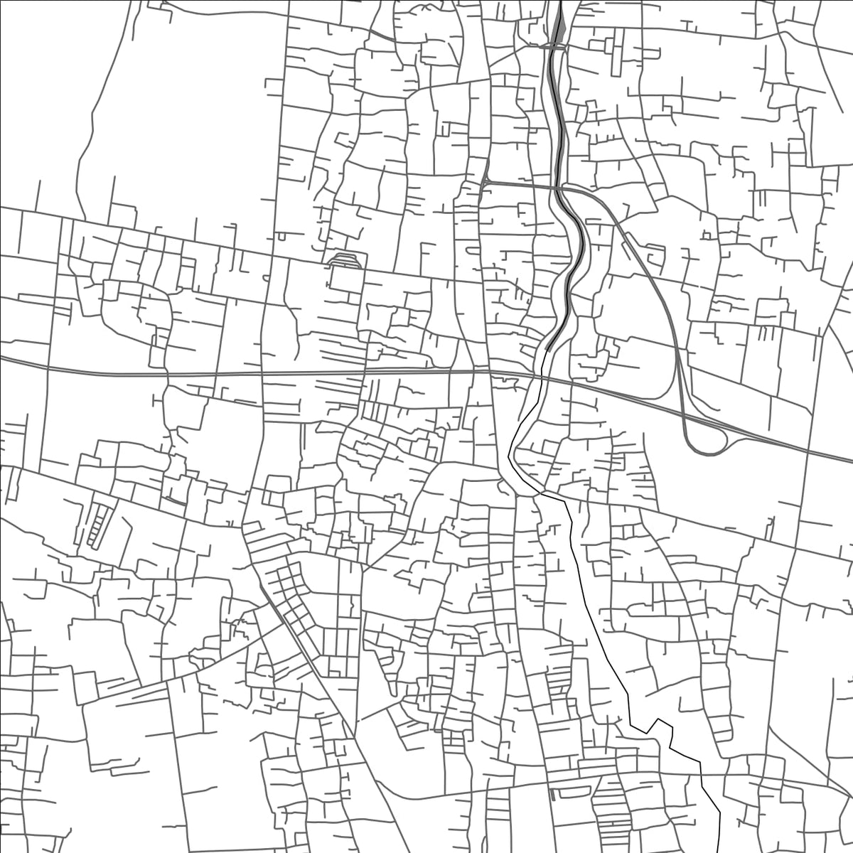 ROAD MAP OF ADIWERNA, INDONESIA BY MAPBAKES