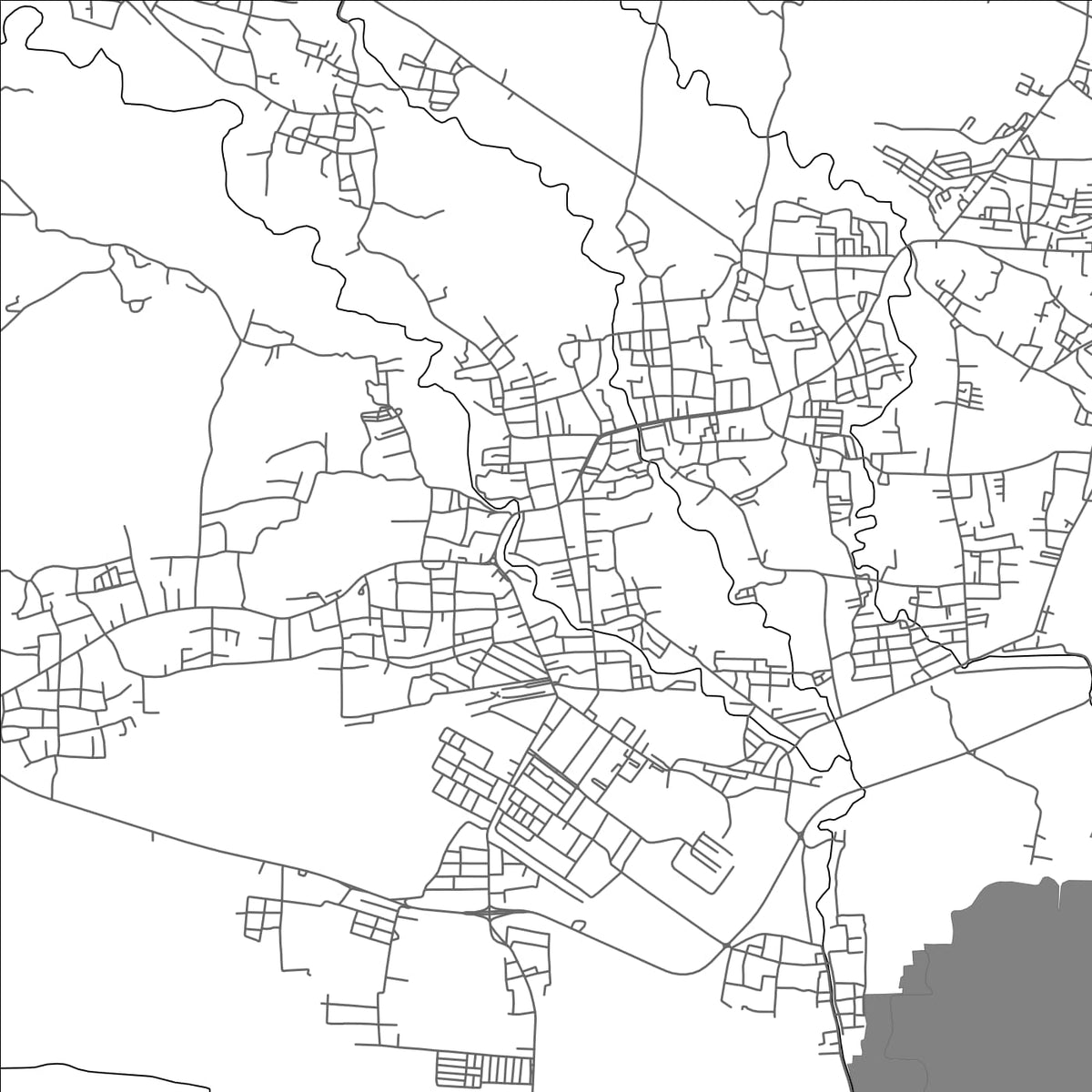 ROAD MAP OF AMBARAWA, INDONESIA BY MAPBAKES